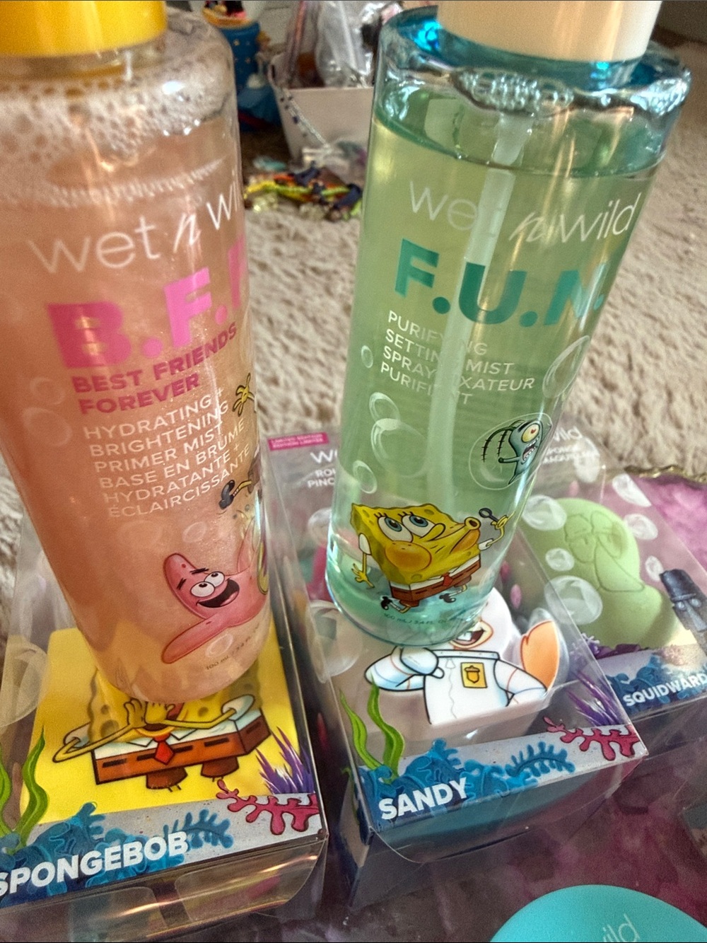 Wet n wild SpongeBob Makeup Collection/Lot - Sponges, Brushes, Primer, Setting - Picture 4 of 4